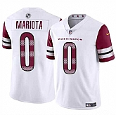 Men & Women & Youth Washington Commanders #0 Marcus Mariota White Vapor Limited Football Stitched Jersey,baseball caps,new era cap wholesale,wholesale hats